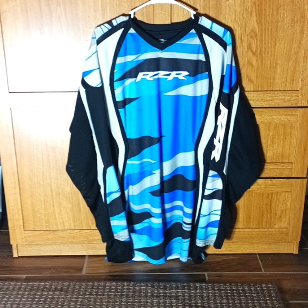 👣 POLARIS RZR side by side Moto-cross men's long sleeve XL gear.
